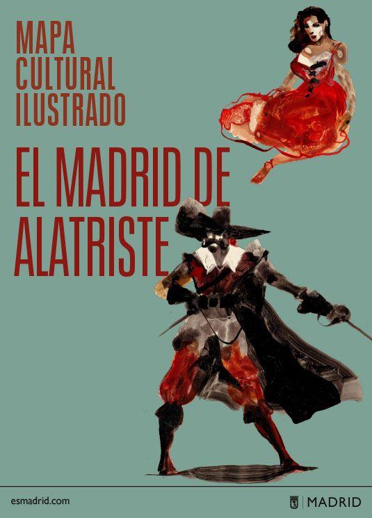 Un mapa ilustrado ayuda a recorrer el Madrid del capitán Alatriste en su 25 aniversario