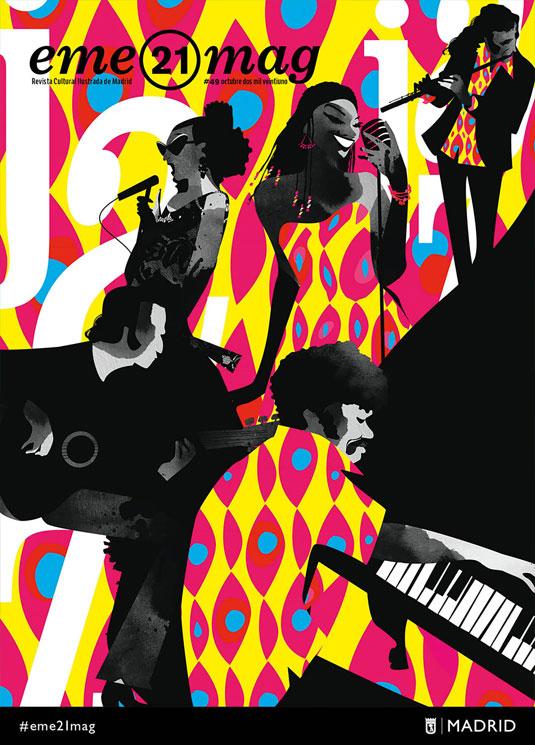 La portada es de Jorge Arévalo está dedicada a JazzMadrid21