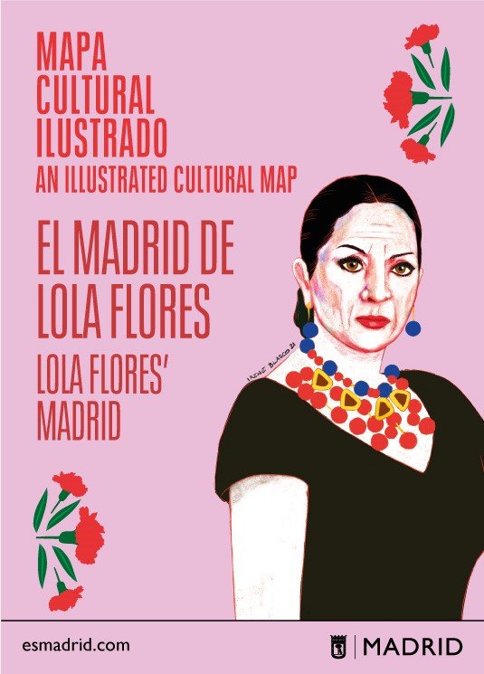 Mapa Cultural Ilustrado 'El Madrid de Lola Flores'