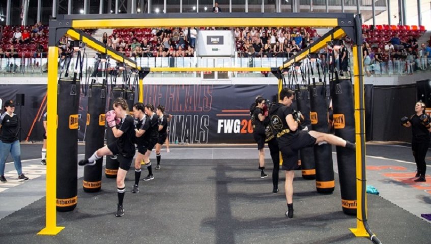 Un total de 64 equipos participan en la competición. Foto. Fitboxing World Games